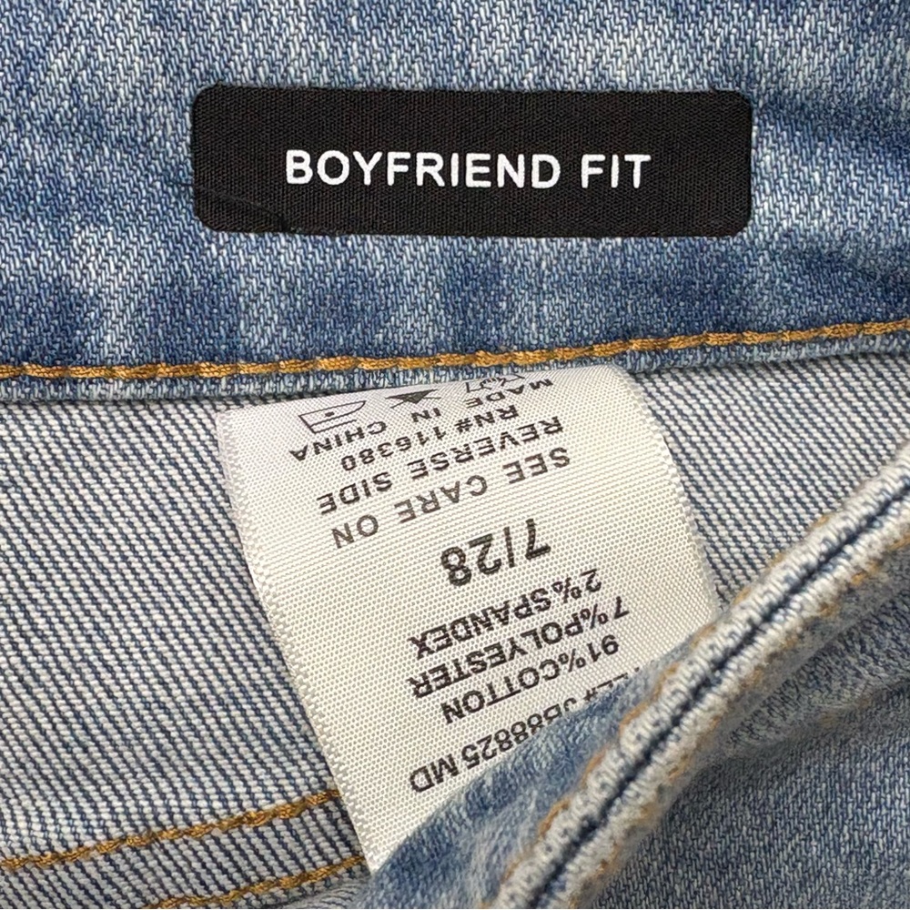Judy Blue Jeans 7/28 High Waist Patch Pocket & Destroy Boyfriend Denim 88825 - Picture 14 of 16